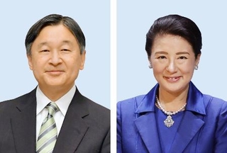 　天皇陛下、皇后さま