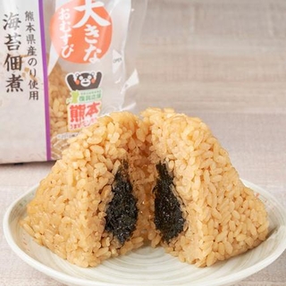 　ファミリーマートの、熊本県産ののりを使用した「大きなおむすび　海苔佃煮」