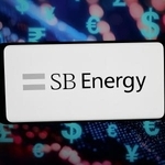 　ＳＢエナジーのロゴ（ゲッティ＝共同）