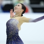 　ジュニアＧＰタイ大会、女子ショートプログラムで首位に立った金沢純禾＝３日、バンコク（ゲッティ＝共同）