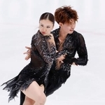 　アイスダンスＲＤ　演技する吉田唄菜（左）、森田真沙也組＝田中貴金属アイスアリーナ