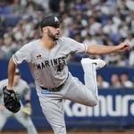 　オリックス戦に先発したロッテのルケーシー＝京セラドーム