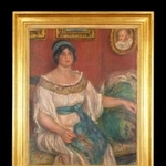 　盗まれた「コロンナ・ロマーノ夫人の肖像」＝８日、フランス南部カーニュシュルメール（ルノワール美術館提供、ロイター＝共同）