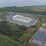 　使用済み核燃料の中間貯蔵施設＝２０２４年９月、青森県むつ市