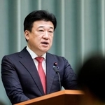 　記者会見する木原稔官房長官＝１７日午後０時３分、首相官邸
