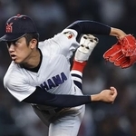 　全国高校野球選手権大会で史上最速の球速１５６キロをマークした織田翔希投手＝８月、甲子園