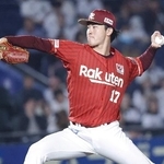 　ロッテ戦に先発した楽天・古謝＝ＺＯＺＯマリン