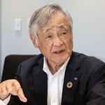 　記者説明会を開くエア・ウォーターの千歳喜弘社長＝１７日午後、東京都内