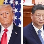 　トランプ米大統領（ゲッティ＝共同）、中国の習近平国家主席