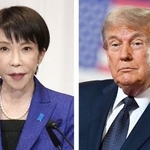 　高市早苗首相、トランプ米大統領（ゲッティ＝共同）