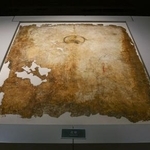 　キトラ古墳壁画の北壁「玄武」