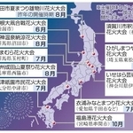 　２０２６年に中止になった主な花火大会