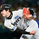 　７回無失点と好投した阪神・才木＝甲子園