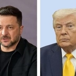 　ウクライナのゼレンスキー大統領、トランプ米大統領