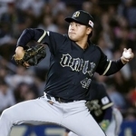 　ロッテ戦に先発したオリックス・東松＝ＺＯＺＯマリン
