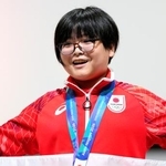 　ｅスポーツのパズルゲーム「ぷよぷよ」で金メダルを獲得した栗原悠輝＝２６日、愛知県国際展示場