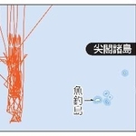 　尖閣諸島周辺の中国調査船の航跡