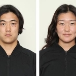 　中井飛馬（左）、畠山紗英