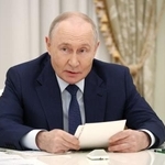 　ロシアのプーチン大統領＝２８日、モスクワ（ロイター＝共同）