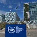 　オランダ西部ハーグにある、国際刑事裁判所の本部＝２３日（共同）