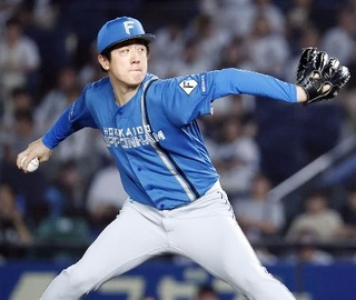 　ロッテ戦に先発した日本ハム・北山＝ＺＯＺＯマリン