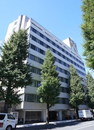 　立憲民主党の党本部が入るビル＝１日、東京・永田町