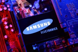 　サムスン電子のロゴ（ロイター＝共同）