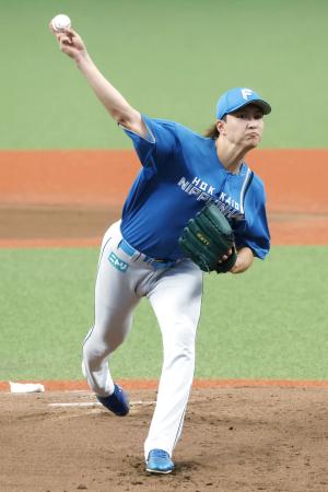 　西武とのＣＳファーストステージ第２戦に先発した日本ハム・達＝ベルーナドーム