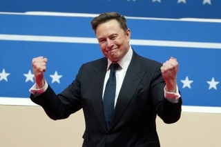 　イーロン・マスク氏＝２５年１月、ワシントン（ＡＰ＝共同）