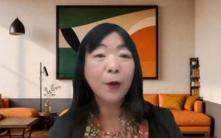 　オンライン記者会見でＩＣＣ支援を訴える伊藤和子弁護士＝１６日午前