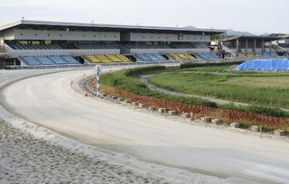 　笠松競馬場＝２０２０年６月、岐阜県笠松町