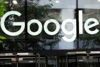 　グーグルのロゴ＝２０２５年６月、ロンドン（ロイター＝共同）