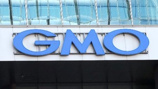 　ＧＭＯインターネットグループのロゴ＝１２日、東京都渋谷区