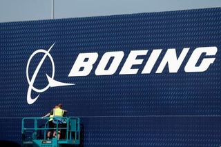 　ボーイングのロゴ（ロイター＝共同）