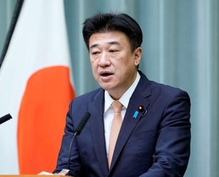 　記者会見する木原官房長官＝２８日午前、首相官邸