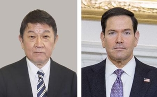 　茂木敏充外相、ルビオ米国務長官（ゲッティ＝共同）