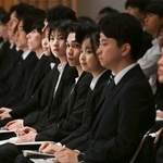 　２０２７年４月入社の新入社員を対象とするＮＥＣの内定式＝１日午前、川崎市