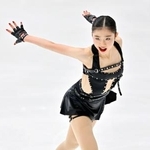 　女子ＳＰ　演技する千葉百音＝田中貴金属アイスアリーナ