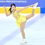 　女子フリー　演技する中井亜美＝田中貴金属アイスアリーナ