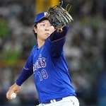 　ヤクルト戦に先発した中日・高橋宏＝神宮