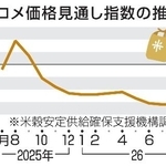 　コメ価格見通し指数の推移
