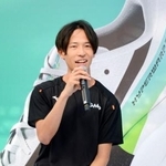 　イベントに出席した愛知・名古屋アジアパラ大会で陸上代表の嶋津雄大＝８日、東京都江東区
