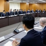 　不正アクセスによる個人情報の漏えいが相次いでいることを受けて開かれた関係省庁会議＝８日午後、東京・霞が関