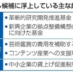 　見直し候補に浮上している主な歳出例