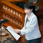 　参院本会議で代表質問に答弁する高市首相＝９日午前