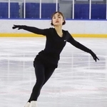 　練習を公開したフィギュアスケート女子の島田麻央＝京都府宇治市