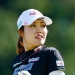 　第１日、７アンダーで首位の古江彩佳＝東名ＣＣ