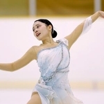 　女子フリー　演技する三宅咲綺＝尼崎スポーツの森