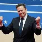 　イーロン・マスク氏＝２５年１月、ワシントン（ＡＰ＝共同）