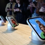 　米アップルの住宅管理端末「アップルホームビュー」＝１３日、ニューヨーク（ロイター＝共同）